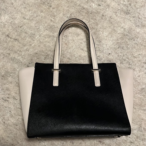 kate spade Small Hayden Grande Street Satchel black & ivory - Picture 4 of 8